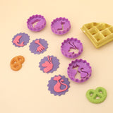 2PCS  stamp and cutter