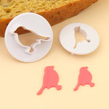2PCS  stamp and cutter