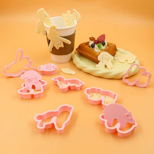 2PCS  stamp and cutter