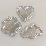 Ins Irregular Creative Resin Plate Earrings Necklace Jewelry Display Trinket Tray Photo Props Ornaments Resin Ring Dish
