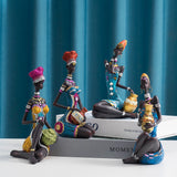 African figure ornaments