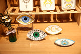 Spiritual Accessories Positive Energy Protection Evil Eye Plate Luxury Trinket Trays Table Decorations Jewelry Dish