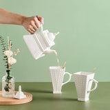 Romantic Eiffel Tower Cup Set Eiffel Tower Kettle Creative Coffee Afternoon Tea Cup Set