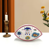 Modern Porcelain Evil Eye Table Statue Luxury Wedding Party Home Decor Creative Ceramic Gift Hotels Restaurants