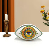 Modern Porcelain Evil Eye Table Statue Luxury Wedding Party Home Decor Creative Ceramic Gift Hotels Restaurants