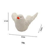 Micro Landscape Simulation Bird Decoration Landscaping Accessories Interior Resin Animal Design Crafts Gardening Decor.