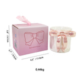 Creative Hand Pinched Irregular Bow Embossed Ceramic Coffee Mug New Arrival Milk Mug for Business Gifts