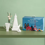 Romantic Eiffel Tower Cup Set Eiffel Tower Kettle Creative Coffee Afternoon Tea Cup Set