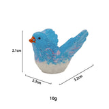 Micro Landscape Simulation Bird Decoration Landscaping Accessories Interior Resin Animal Design Crafts Gardening Decor.