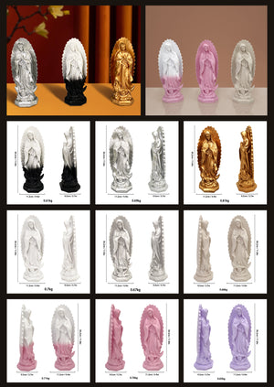 Our Lady of Guadalupe Religious Resin Sculpture Art Crafts Home Christmas Decorations Gifts Store