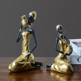 African figure ornaments