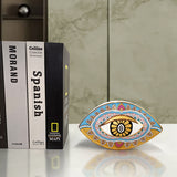 Modern Porcelain Evil Eye Table Statue Creative Luxury Wedding & Home Decor Gift Ceramic Design