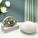 Modern Porcelain Evil Eye Table Statue Creative Luxury Wedding & Home Decor Gift Ceramic Design