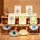 Spiritual Accessories Positive Energy Protection Evil Eye Plate Luxury Trinket Trays Table Decorations Jewelry Dish