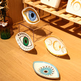 Spiritual Accessories Positive Energy Protection Evil Eye Plate Luxury Trinket Trays Table Decorations Jewelry Dish