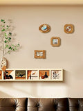 Gold Luxury Photo Frame Shooting Props Retro Ins European-style Relief Nail Art Earrings Display Frame Pose Ornaments