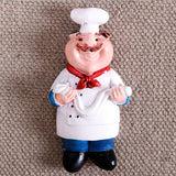 Modern Fashion Style Chef Bread Refrigerator Sticker Manufacturer Wholesale Abstract Pattern Resin Craft Home Accessory