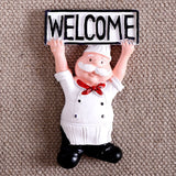 Modern Fashion Style Chef Bread Refrigerator Sticker Manufacturer Wholesale Abstract Pattern Resin Craft Home Accessory