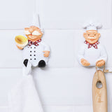 Wall Mounted Adhesive Cable Hook Hanger Bracket Organizer Power Cord Storage Rack Shelf Chef Design Toilet Razor Holder