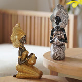 African figure ornaments