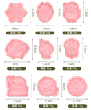 2PCS  stamp and cutter