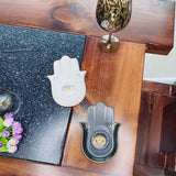 Nordic Buddhist Hand Tray Ceramic Single Evil Eyes Hand Design Jewelry Tray Home Decoration