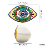 Modern Porcelain Art Deco Wedding Decoration Luxury Hotel Table Statue-Evil Eyes Creative New Style Gift