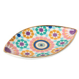 Creative Rich Design Ceramic Evil Eye Plate Luxury Trinket Trays Table Decorations Jewelry Dish for Home Decor.