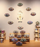 Modern Porcelain Evil Eye Table Statue Creative Luxury Wedding & Home Decor Gift Ceramic Design