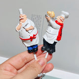 Cute Cartoon Chef Wall Hook Key Holder Multi-function Hooks for Hanging Adhesive Hook Art Luxury Wall Decoration