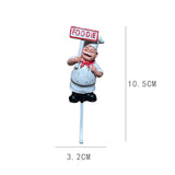 Cute Cartoon Chef Wall Hook Key Holder Multi-function Hooks for Hanging Adhesive Hook Art Luxury Wall Decoration