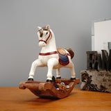 European-Style Simulation Animal Ornaments Christmas Trojan Resin Crafts for Home Bedroom Christmas Figurine Toys