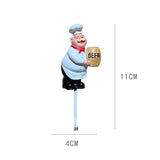 Cute Cartoon Chef Wall Hook Key Holder Multi-function Hooks for Hanging Adhesive Hook Art Luxury Wall Decoration