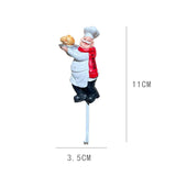 Cute Cartoon Chef Wall Hook Key Holder Multi-function Hooks for Hanging Adhesive Hook Art Luxury Wall Decoration
