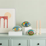 Modern Porcelain Art Deco Wedding Decoration Luxury Hotel Table Statue-Evil Eyes Creative New Style Gift