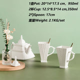 Romantic Eiffel Tower Cup Set Eiffel Tower Kettle Creative Coffee Afternoon Tea Cup Set