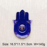 Nordic Buddhist Hand Tray Ceramic Single Evil Eyes Hand Design Jewelry Tray Home Decoration