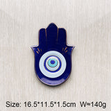 Nordic Buddhist Hand Tray Ceramic Single Evil Eyes Hand Design Jewelry Tray Home Decoration