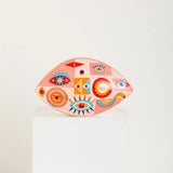 Modern Porcelain Evil Eye Table Statue Luxury Wedding Party Home Decor Creative Ceramic Gift Hotels Restaurants