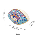 Modern Porcelain Evil Eye Table Statue Creative Luxury Wedding & Home Decor Gift Ceramic Design