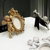 European Style Victoria Angel Resin Ornaments Cute Jewelry Photo Pendulum Props Ins Mini Photo Frame