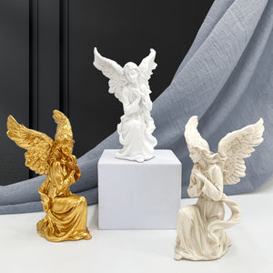 Cute Angel Girl Resin Decorations Creative Home and Travel Commemorative Gift for Christmas Art Theme