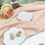 Creative Resin Plate Jewelry Display Tray Irregular Hair Necklace and Earrings Photo Props Ornaments for Christmas Gift
