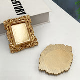 SYL Victorian Style Ins Jewelry Dish Creative Home Resin Decorations with Photo Frame Tray for Candle Storage