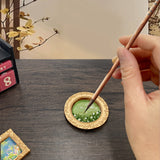 Mini Gold Photo Frame Retro European-style Embossed Nail Art Earrings Pose Shooting Props Resin Miniature Frame