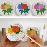 Creative Resin Plate Jewelry Display Tray Irregular Hair Necklace and Earrings Photo Props Ornaments for Christmas Gift