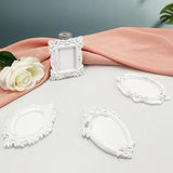 SYL Victorian Style Ins Jewelry Dish Creative Home Resin Decorations with Photo Frame Tray for Candle Storage