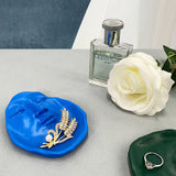 Face Design Resin Candle Tray Jewelry Snack Dry Ring Display Jewelry Dish For Holiday Decoration Supplies
