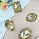 SYL Victorian Style Ins Jewelry Dish Creative Home Resin Decorations with Photo Frame Tray for Candle Storage