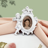 European Style Victoria Angel Resin Ornaments Cute Jewelry Photo Pendulum Props Ins Mini Photo Frame